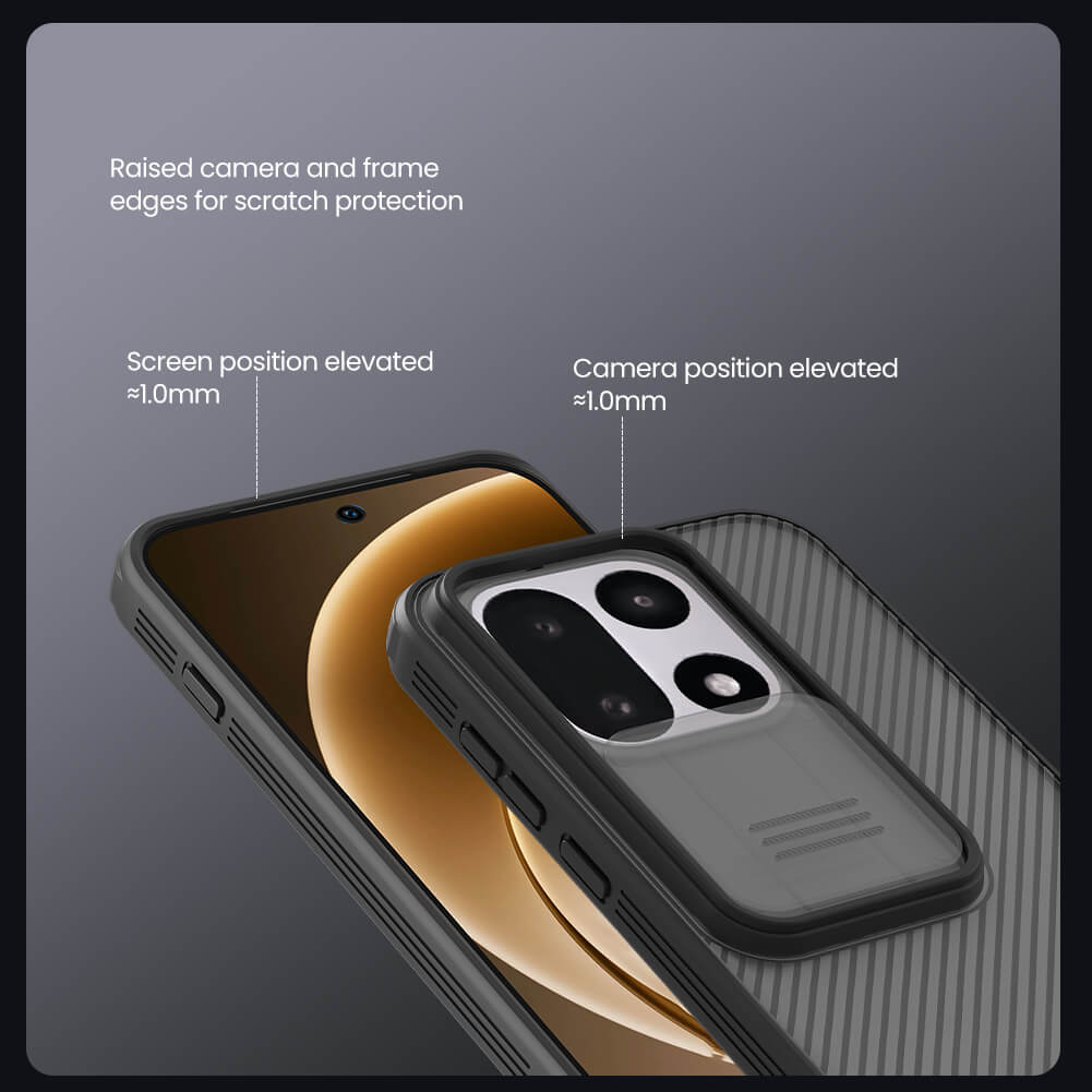 Чехол-крышка NILLKIN для Oneplus 15 (серия CamShield Pro Clear)